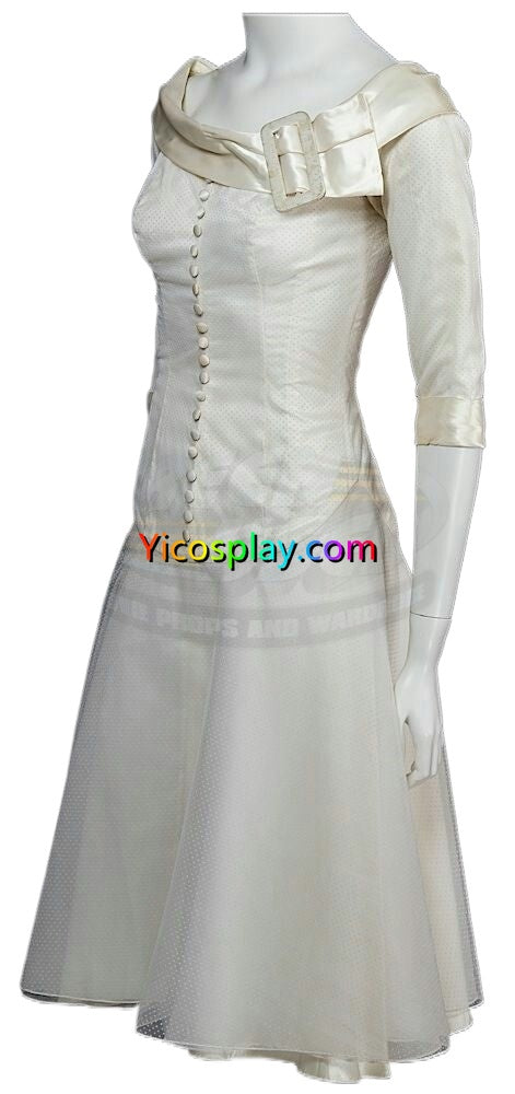 Edward Scissorhands Kim Boggs Halloween White Dress Cosplay Costume From Yicosplay