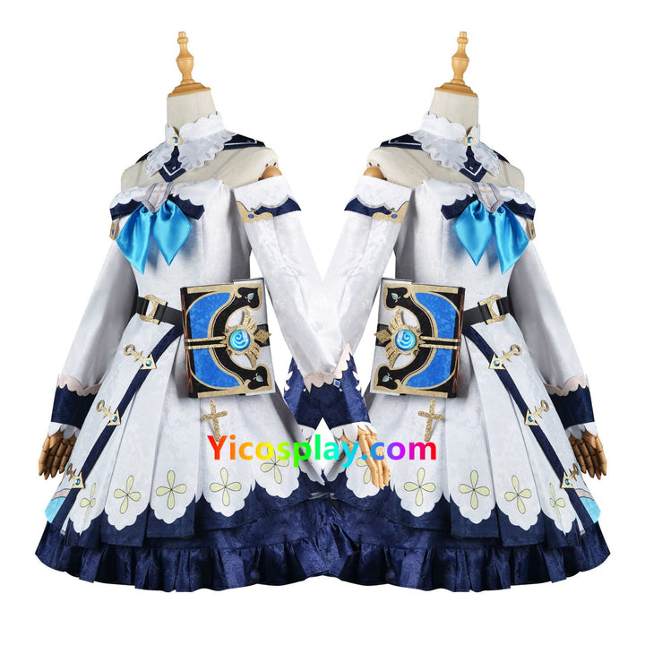 Genshin Impact Barbara Dress Outfits Halloween Suit Cosplay Costume From Yicosplay