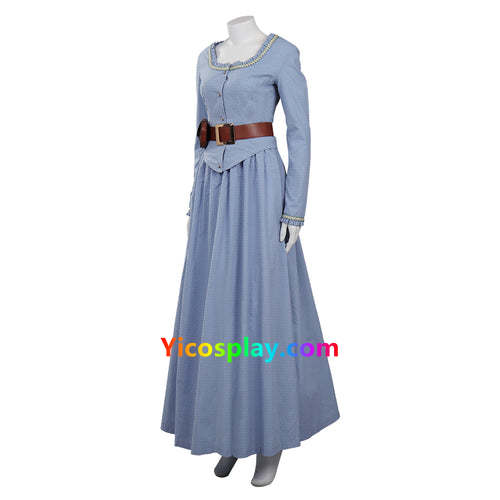 Westworld Dolores Abernathy Blue Vintage Dress Cosplay Costume From Yicosplay