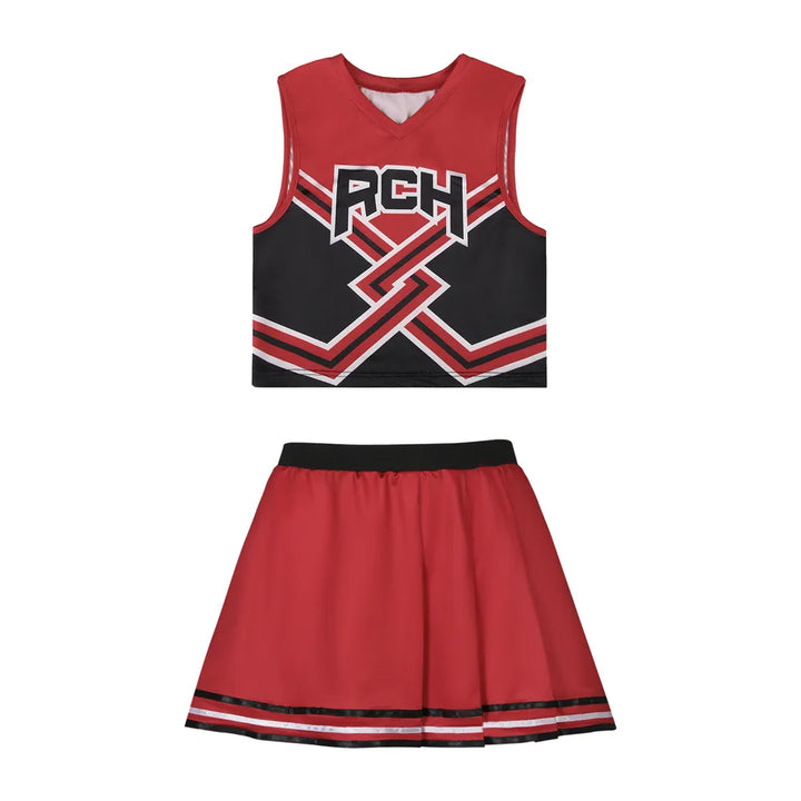 Red Cheerleader Cosplay Costume From Yicosplay