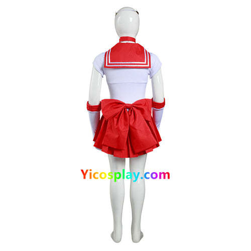 Sailor Moon Hino Rei Kids Children Girls Dress Outfits Halloween Suit Cosplay Costume From Yicosplay