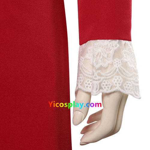 Chilling Adventures of Sabrina Spellman Cosplay Costume Red Dress Outfit From Yicosplay