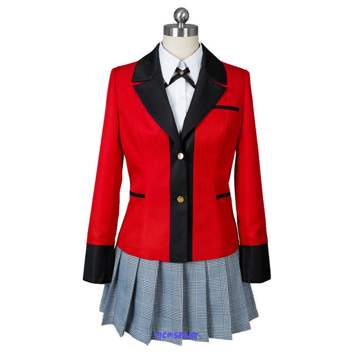 Kakegurui Compulsive Gambler Yumeko Jabami Hyakkaou Cosplay Costume From Yicosplay