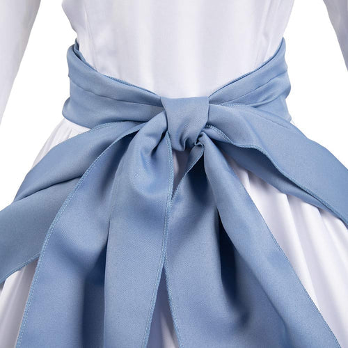 Konosuba Iris White And Blue Dress Cosplay Costume From Yicosplay