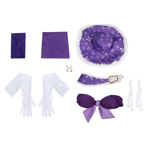 Nico Robin 15th Anniversary Purple Cosplay Dress From Yicosplay