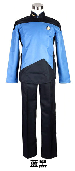 Star Trek The Next Generation TNG Cosplay Uniform Costume Halloween Suit Blue From Yicosplay