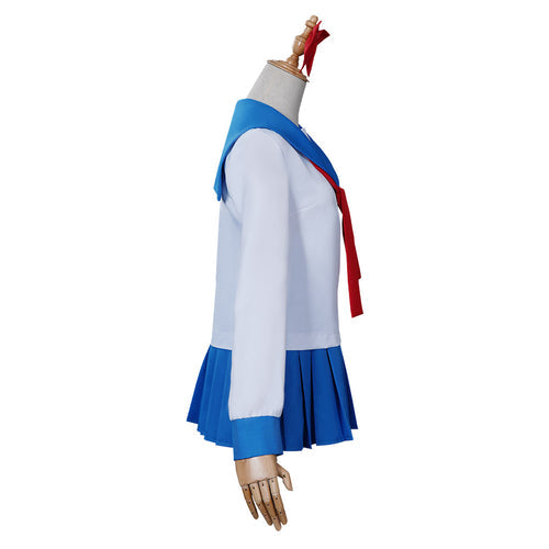 Poputepipikku Pop Team Epic Popuko Pipimi Blue Uniform Skirt Outfits Halloween Suit Cosplay Costume From Yicosplay