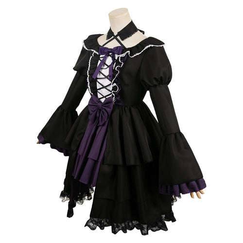 Homura Akemi Women Black Gothic Dress Cosplay Costume From Yicosplay