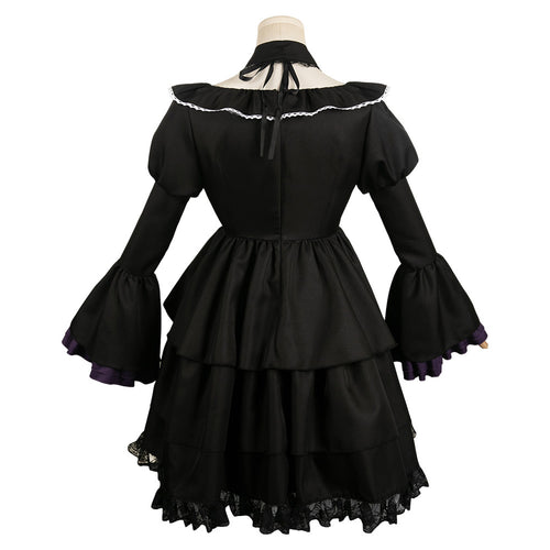 Homura Akemi Women Black Gothic Dress Cosplay Costume From Yicosplay