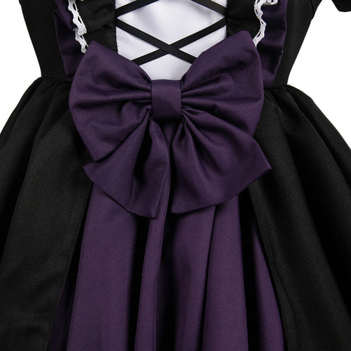 Homura Akemi Women Black Gothic Dress Cosplay Costume From Yicosplay