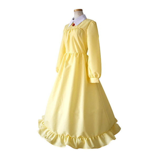 Howls Moving Castle Sophie Yellow Halloween Dress Cosplay Costume From Yicosplay