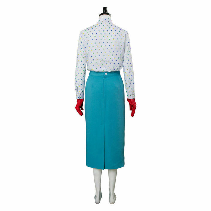 Mary Poppins Adult Blue Dress Cosplay Costume From Yicosplay