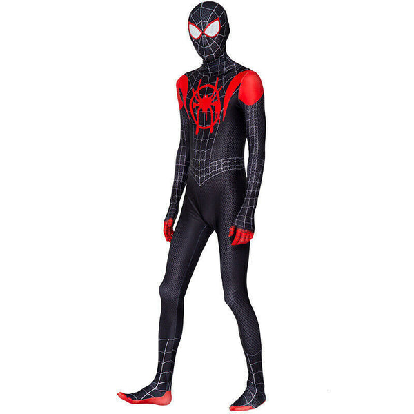 Adult Spider Man Miles Morales Into The Spider Verse Cosplay Suit From Yicosplay