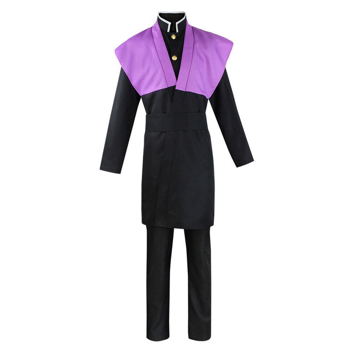 Genya Shinazugawa Demon Slayer Cosplay Costume Halloween Suit From Yicosplay