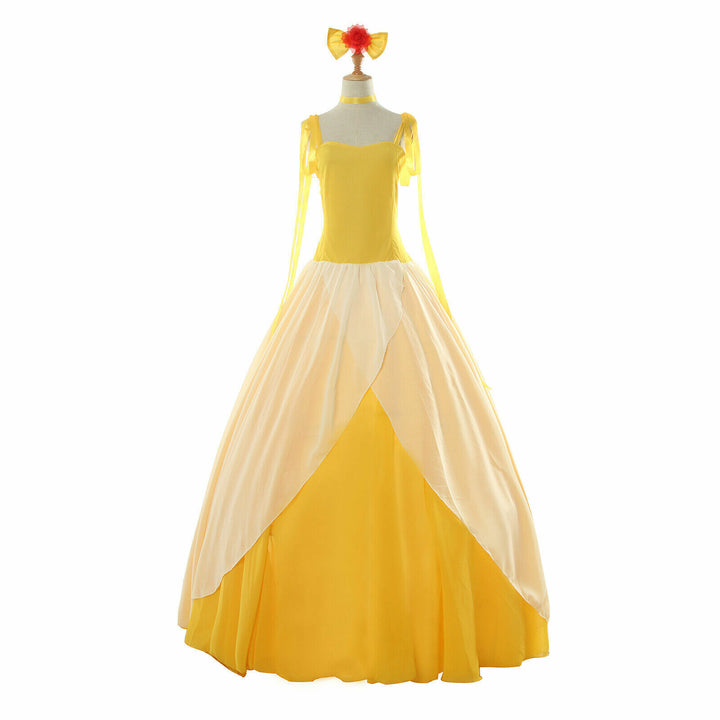 Minako Aino Sailor Venus Yellow Cosplay Dress From Yicosplay