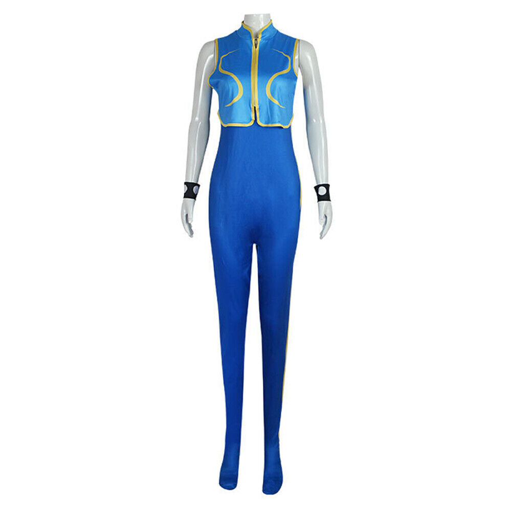 Street Fighter Chun Li Alpha Halloween Outfit Cosplay Costume – Yicosplay