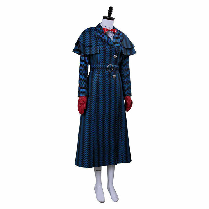 Mary Poppins Adult Blue Dress Cosplay Costume From Yicosplay