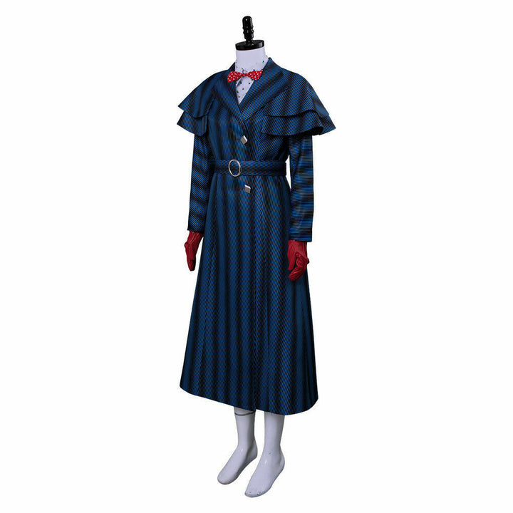 Mary Poppins Adult Blue Dress Cosplay Costume From Yicosplay