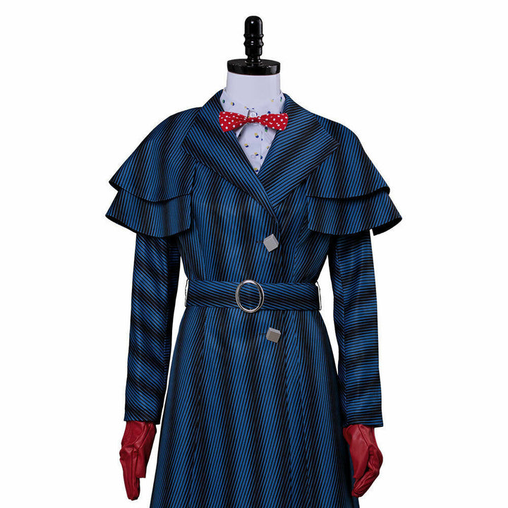 Mary Poppins Adult Blue Dress Cosplay Costume From Yicosplay