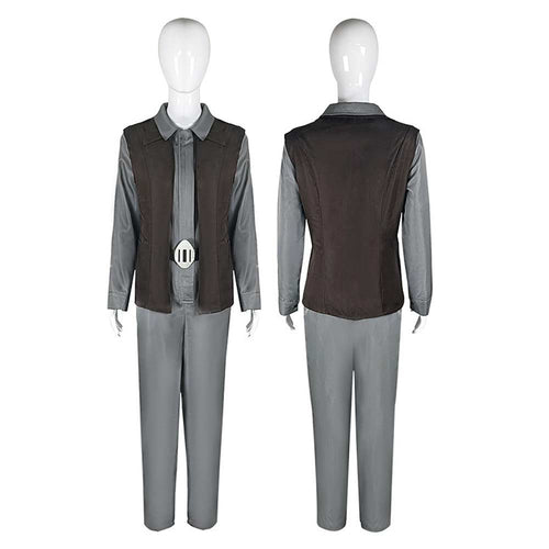 Leia Organa Solo Women Grey Halloween Outfit Cosplay Costume From Yicosplay
