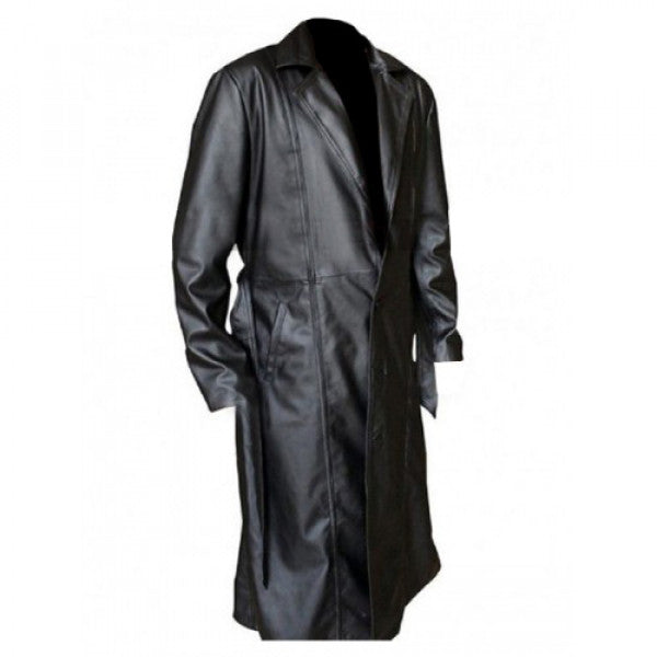 Wesley Snipes Blade Leather Coat Cosplay Costume for Adults From Yicosplay