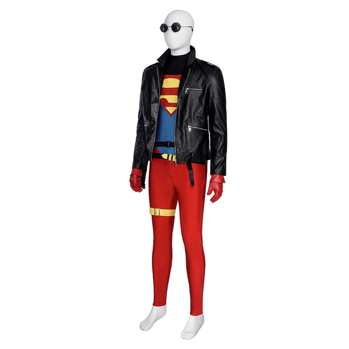 Adult Superboy 90s Costume Cosplay Outfit From Yicosplay