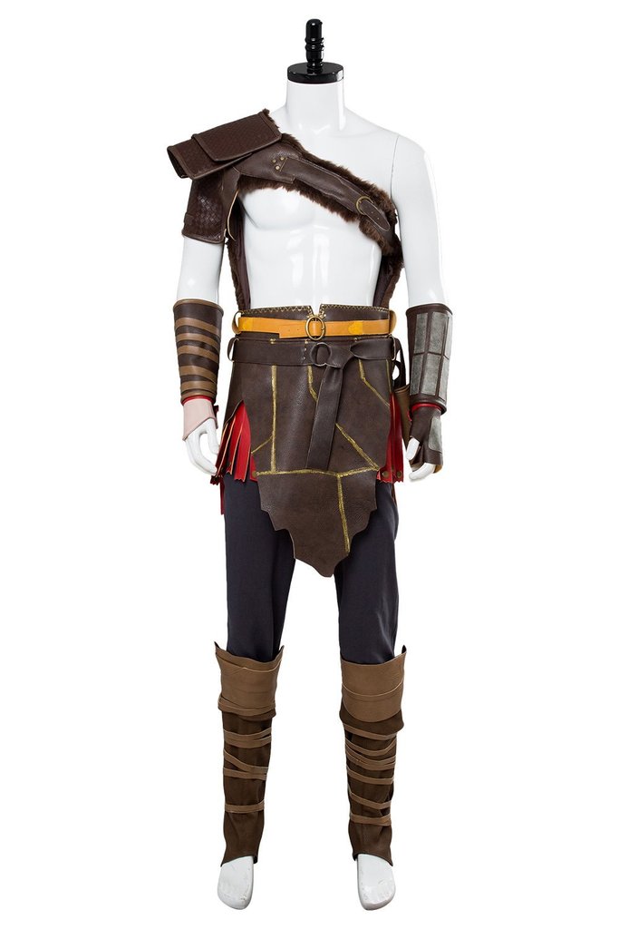 Kratos Nordic Spartan Battle Suit Outfit Halloween Carnival Cosplay Costume From Yicosplay