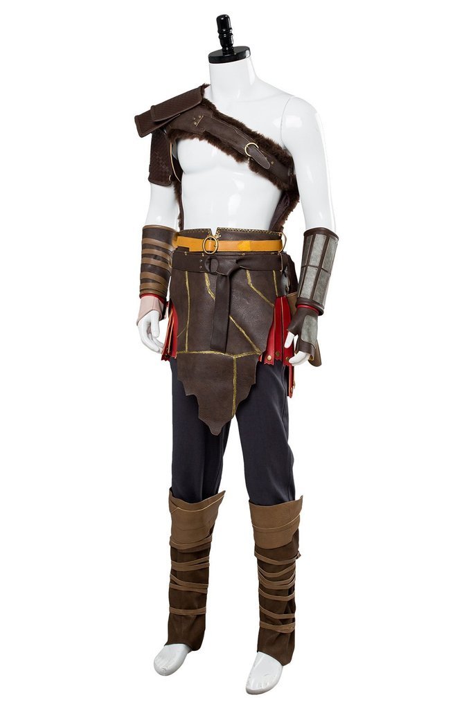 Kratos Nordic Spartan Battle Suit Outfit Halloween Carnival Cosplay Costume From Yicosplay