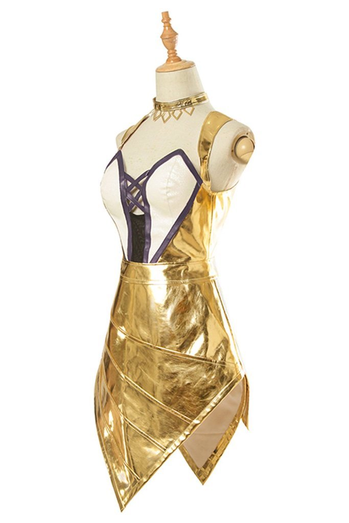 LOL Ahri Gold Cosplay Costume From Yicosplay