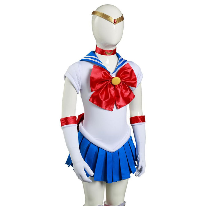 Anime Sailor Moon-Sailor Moon/Tsukino Usagi Kids Grils Dress Outfits Halloween Carnival Suit Cosplay Costume From Yicosplay