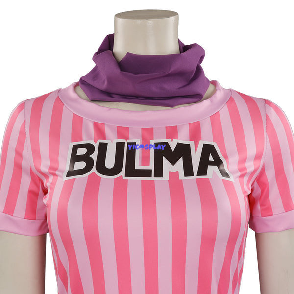 Dragon Ball Z Bulma Pink Halloween Outfit Cosplay Costume From Yicosplay