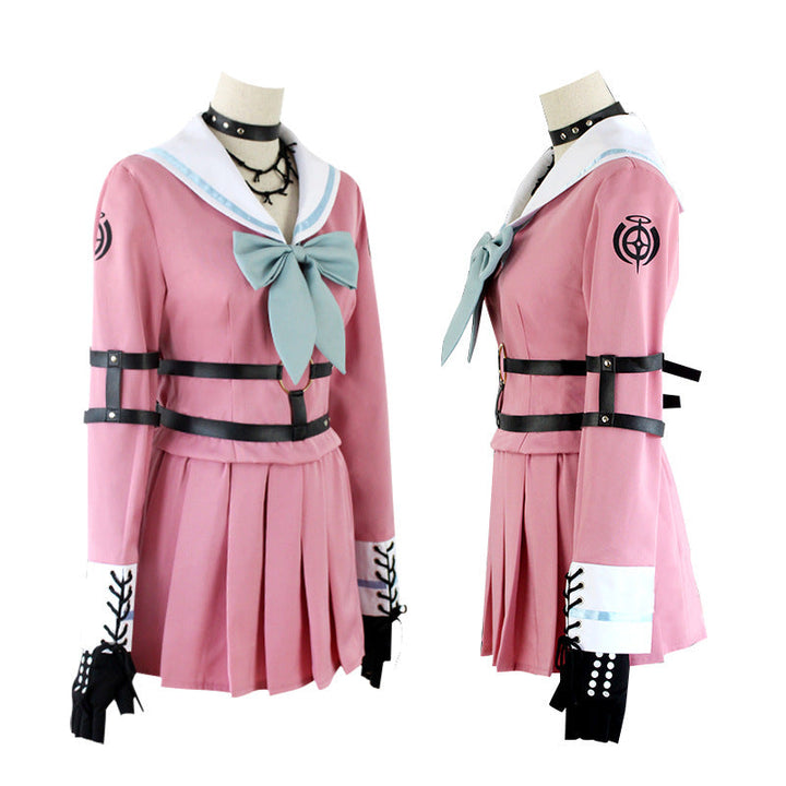 Danganronpa V3: Killing Harmony Miu Iruma Cosplay Costume Pink Dress From Yicosplay