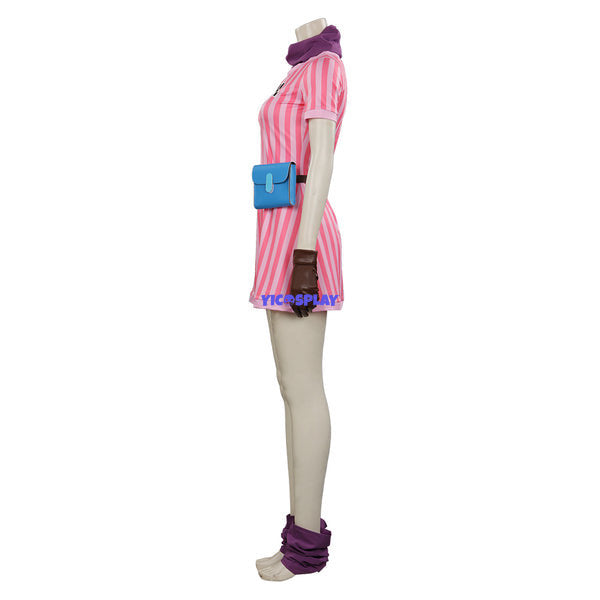 Dragon Ball Z Bulma Pink Halloween Outfit Cosplay Costume From Yicosplay