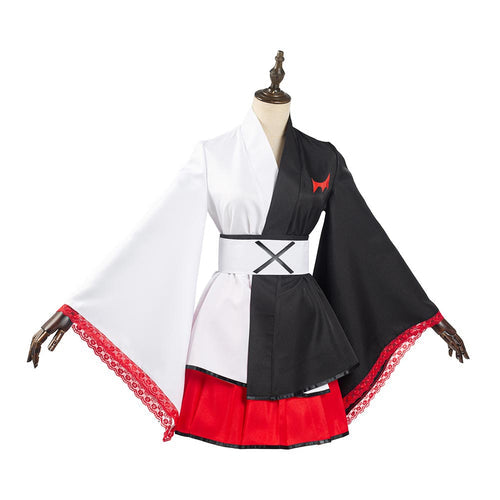 Danganronpa Monokuma Black White Bear Kimono Outfits Cosplay Costume From Yicosplay