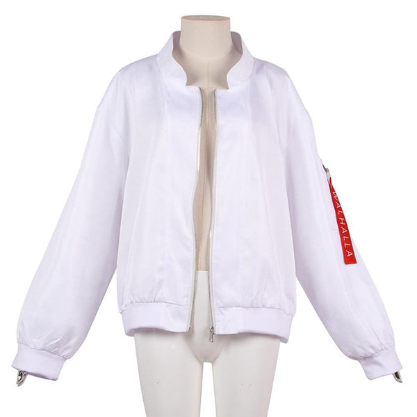 Tokyo Revengers Valhalla Kazutora Hanemiya White Jacket Coat Cosplay Costumes From Yicosplay