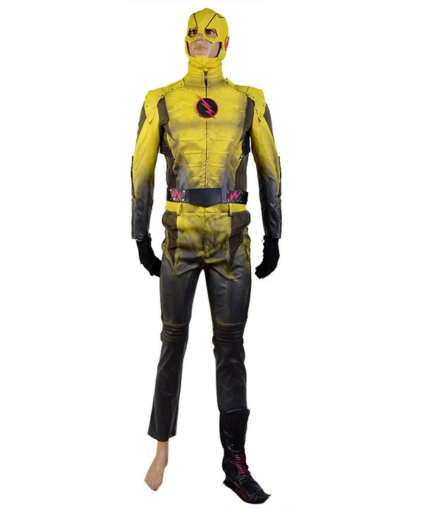 Adult Cw Reverse Flash Eobard Thawne Cosplay Suit Outfit Season 1 Costume From Yicosplay