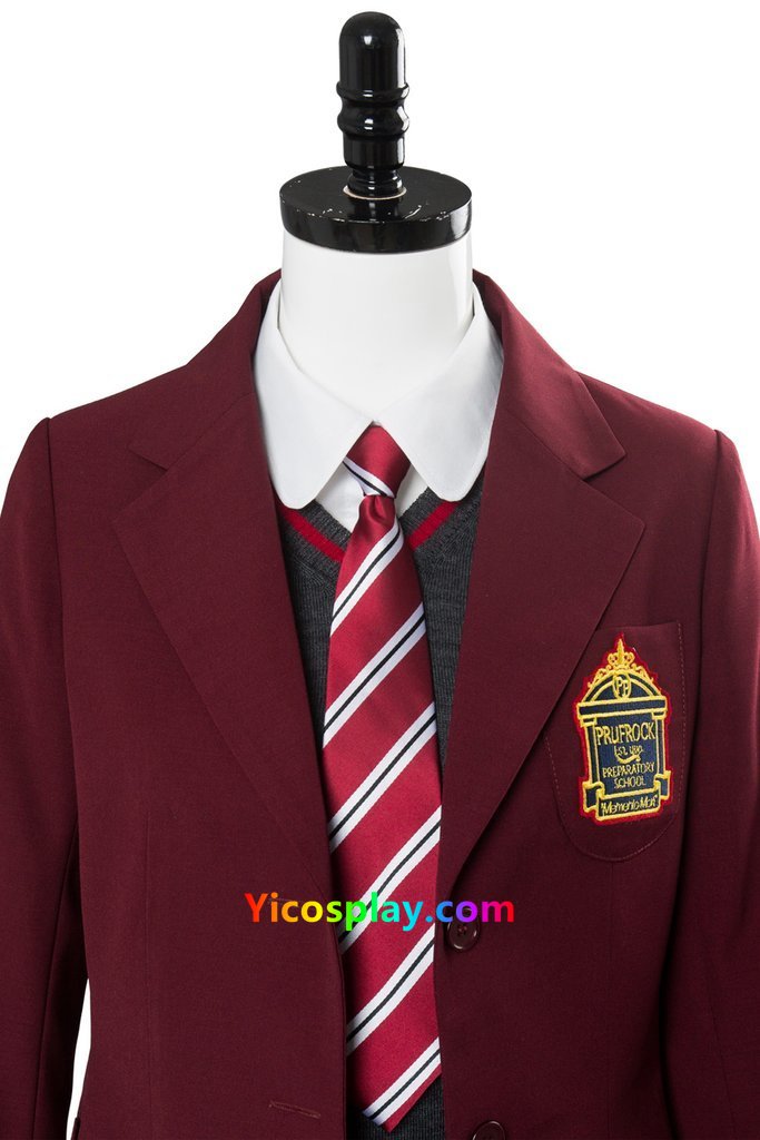 A Series of Unfortunate Events Violet Baudelaire School Uniform Cosplay Costume From Yicosplay