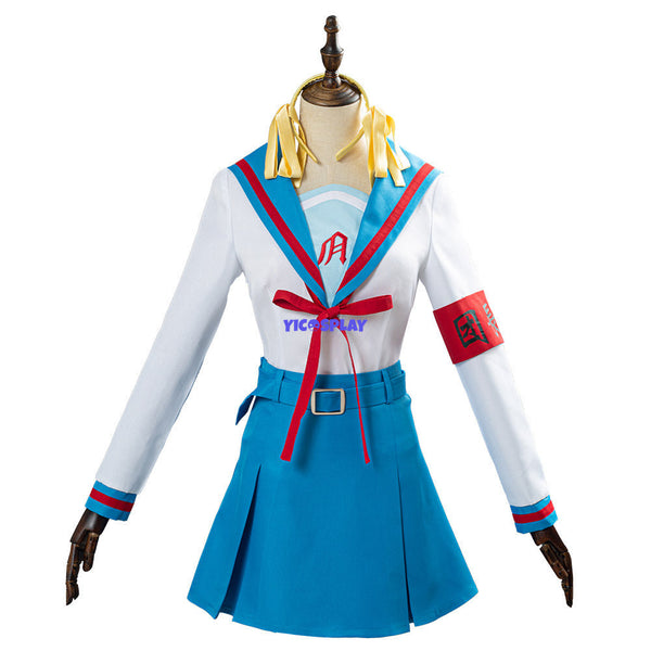 The melancholy of Haruhi Suzumiya Uniform Halloween Suit Cosplay Costume From Yicosplay