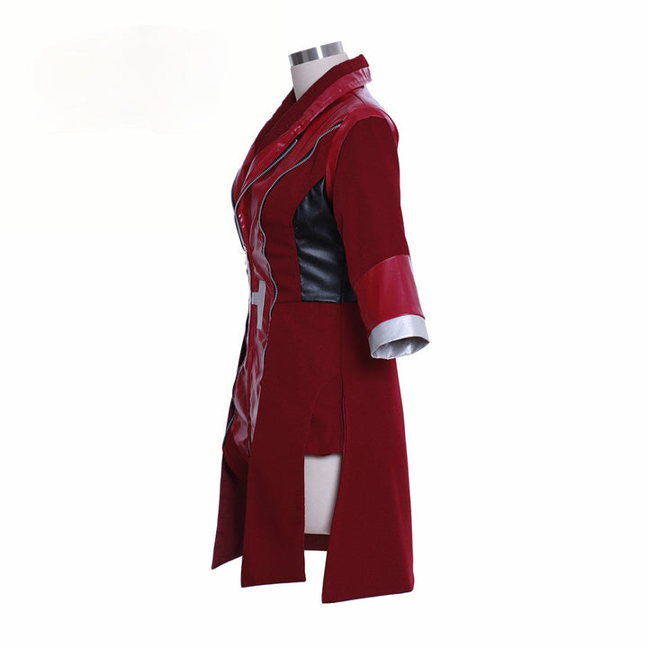 Wanda Maximoff Red Leather Cosplay Jacket Costume From Yicosplay