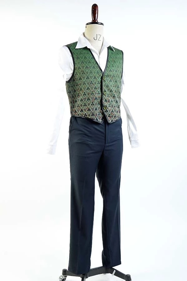 Arkham Origins Blackgate Joker Costume Cosplay Outfit From Yicosplay