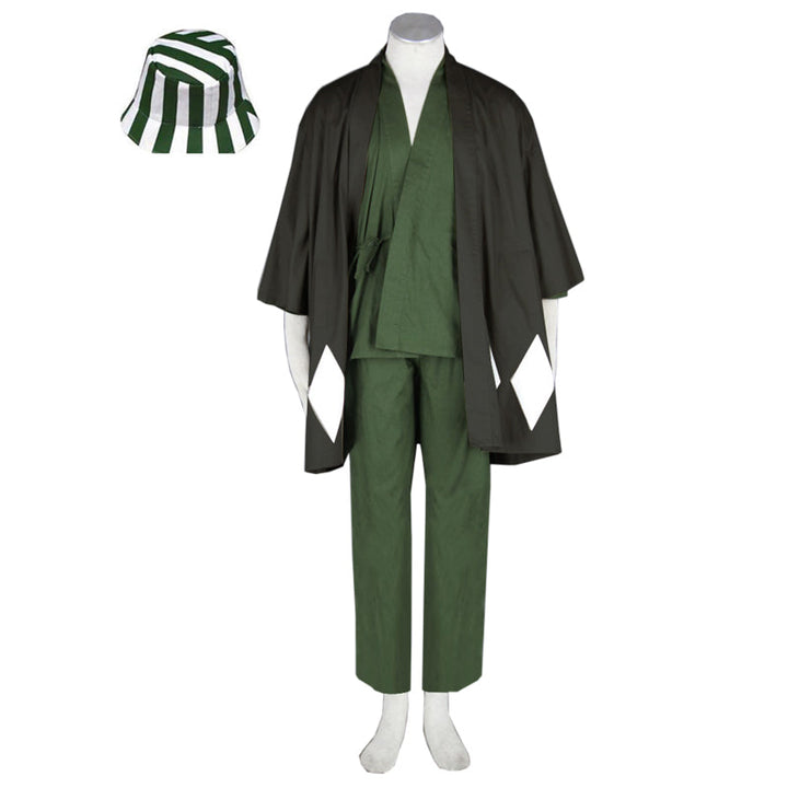 Bleach Kisuke Urahara Kimono Cosplay Costume From Yicosplay