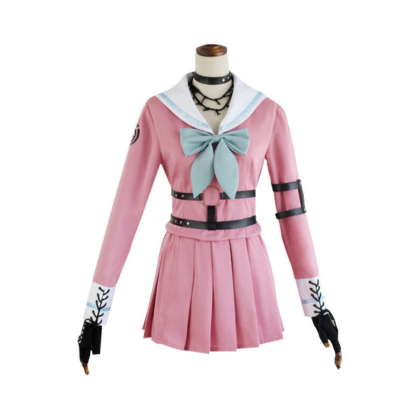 Danganronpa V3: Killing Harmony Miu Iruma Cosplay Costume Pink Dress From Yicosplay