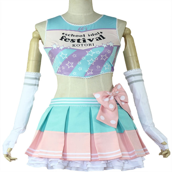 Love Live Minami Kotori Cheerleading Uniforms Cosplay Costume From Yicosplay