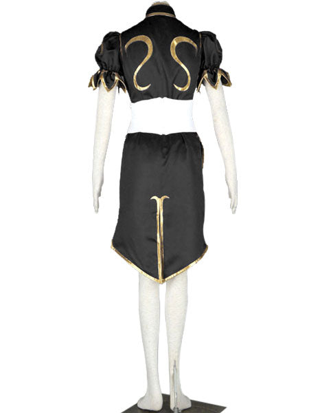 Chun Li Black Costume Street Fighter Outfit Cosplay Dress – Yicosplay