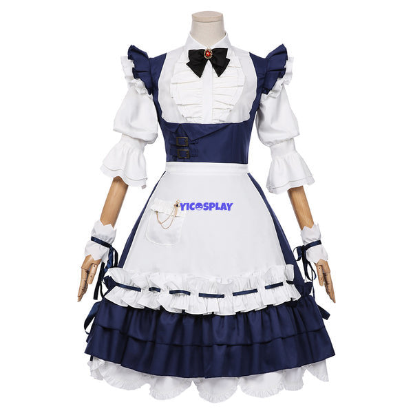 Final Fantasy Xiv Miqo'Te Maid Halloween Dress Cosplay Costume From Yicosplay