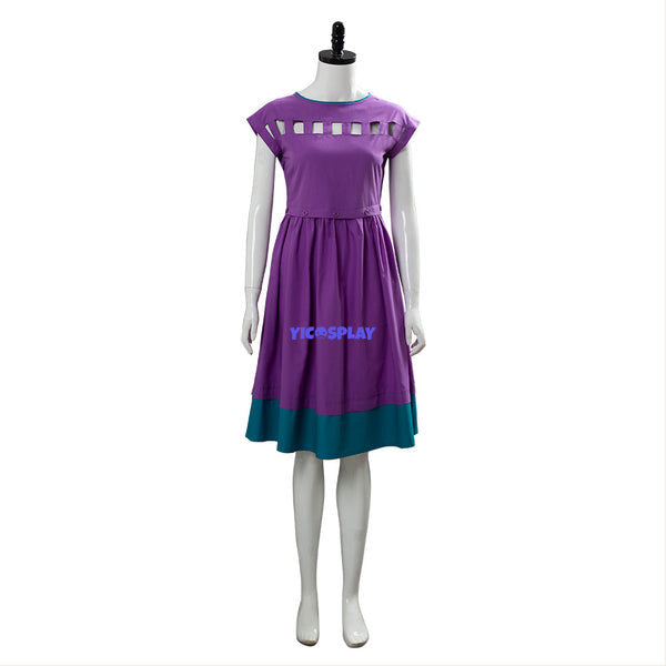 Nancy Stranger Things Purple Dress From Yicosplay