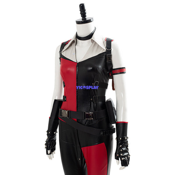 Mortal Kombat Mk11 Cassie Cage Harley Quinn Costume Halloween Outfit From Yicosplay