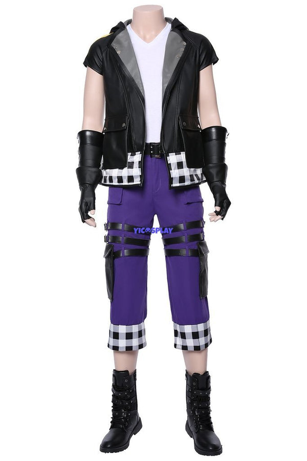 Kingdom Hearts III Riku Outfit Cosplay Costume purple From Yicosplay