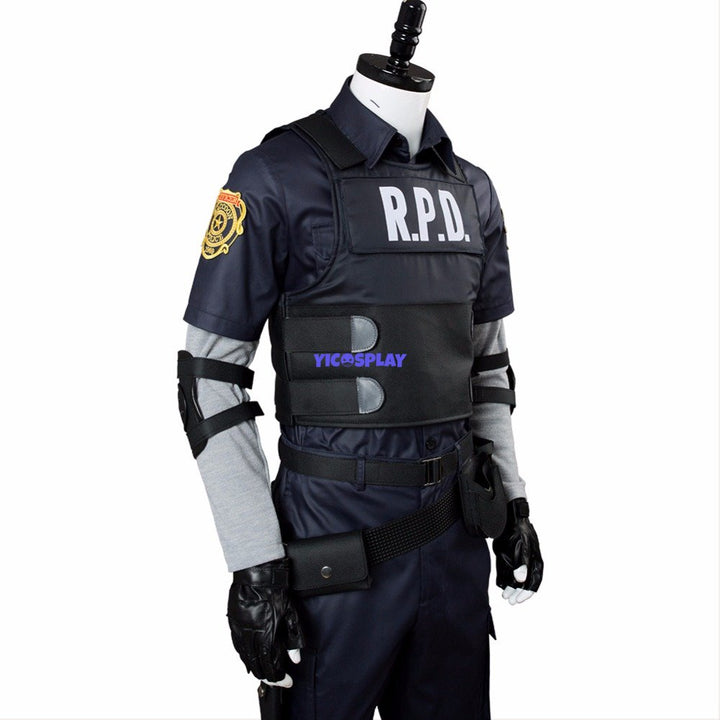 Leon Kennedy Costumes Re2 Cosplay Outfit From Yicosplay