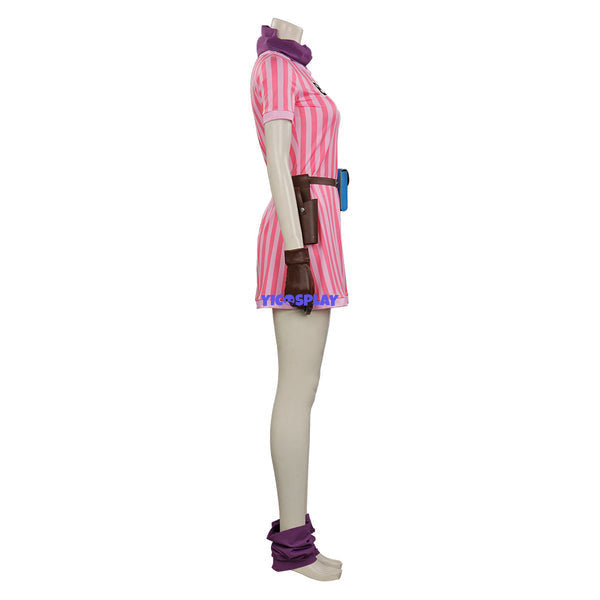 Dragon Ball Z Bulma Pink Halloween Outfit Cosplay Costume From Yicosplay